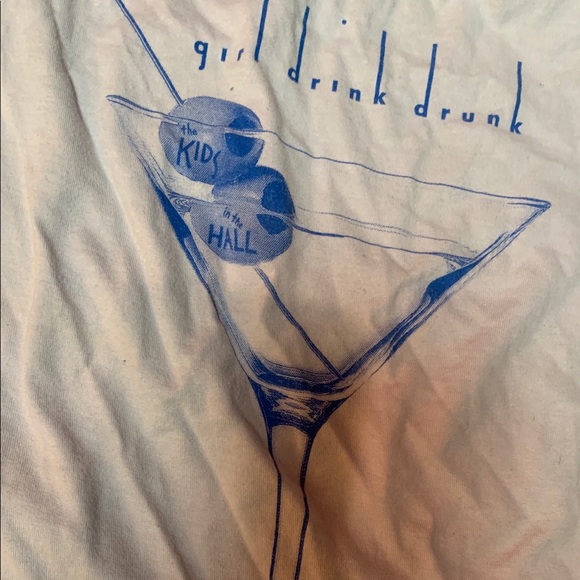 RARE Alstyle Kids in the Hall Girl Drink Drunk Tee - Picture 2 of 5